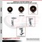 Service Caster 6'' High Temp Glass Filled Nylon Swvl Caster Set with Bronze Bearings 2 Brake, 4PK SCC-20S620-GFNBZHT-2-TLB-2 - alternate 6